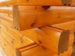 Log Cabin Home Design -- Milled Log Corner
