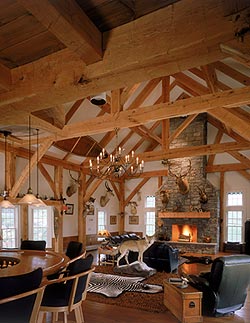 SIPs in timber frame homes