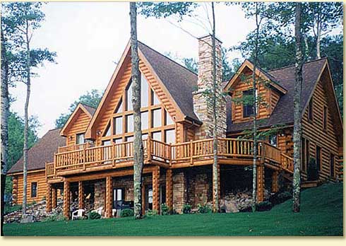 Beautiful Log Cabin Home