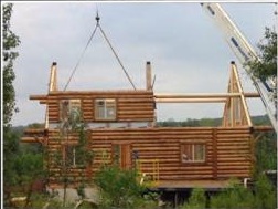 Prefab Cabins on Prefab Homes On Prefab Log Homes For Efficient Cabin Building